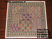 Esterilla marcada cojin 45*45 n° 07