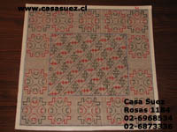 Esterilla marcada cojin 45*45 n° 21
