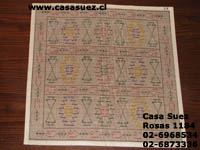 Esterilla marcada cojin 45*45 n° 25