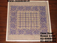 Esterilla marcada cojin 45*45 n° 26