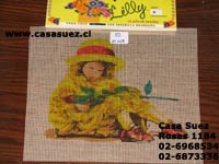 Esterilla estampada Lilly 24x29 n° 10