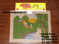 Esterilla estampada Lilly 24x29 n° 05